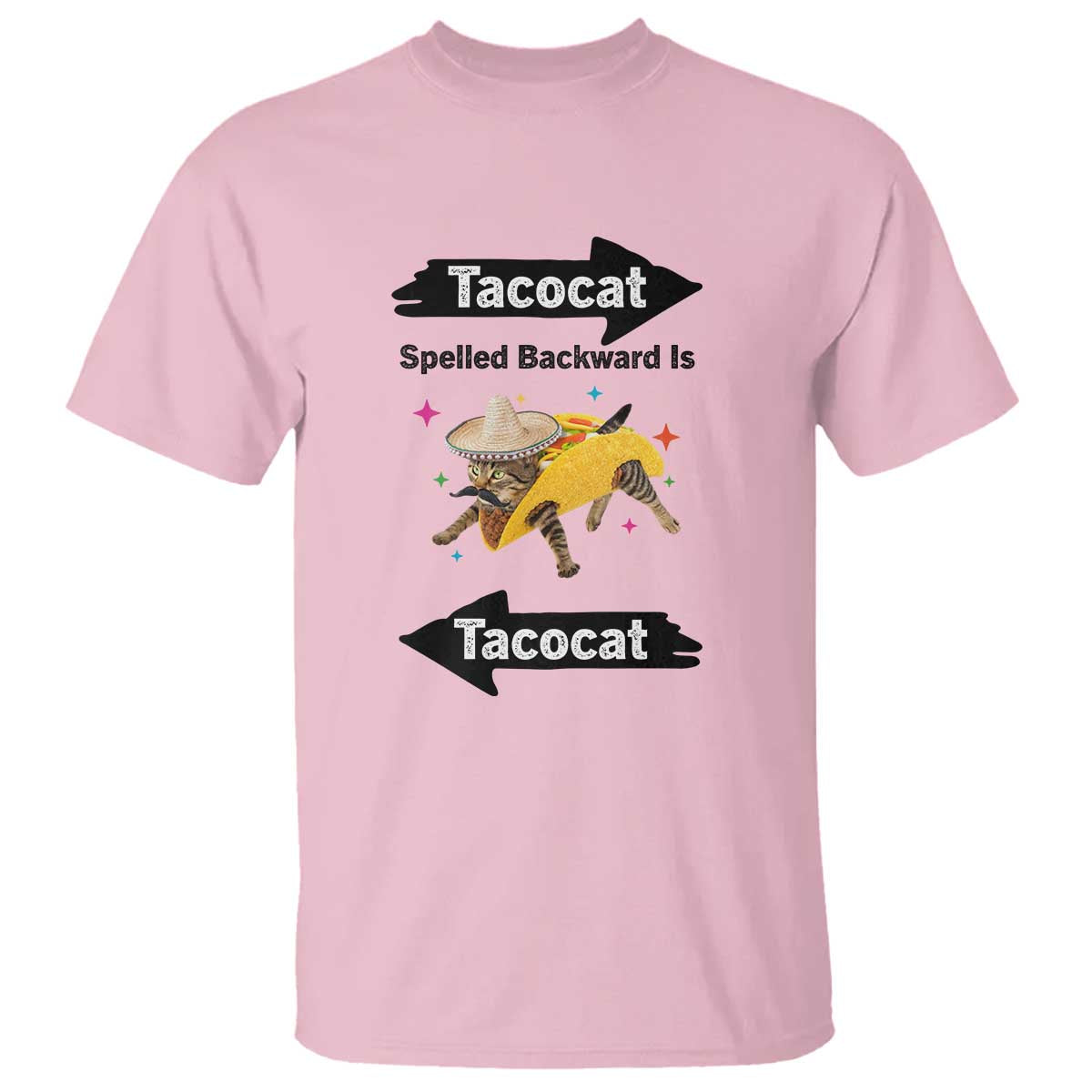 Funny Tacocat Spelled Backward Is Tacocat T Shirt Mexican Food Lover Gift - Wonder Print Shop