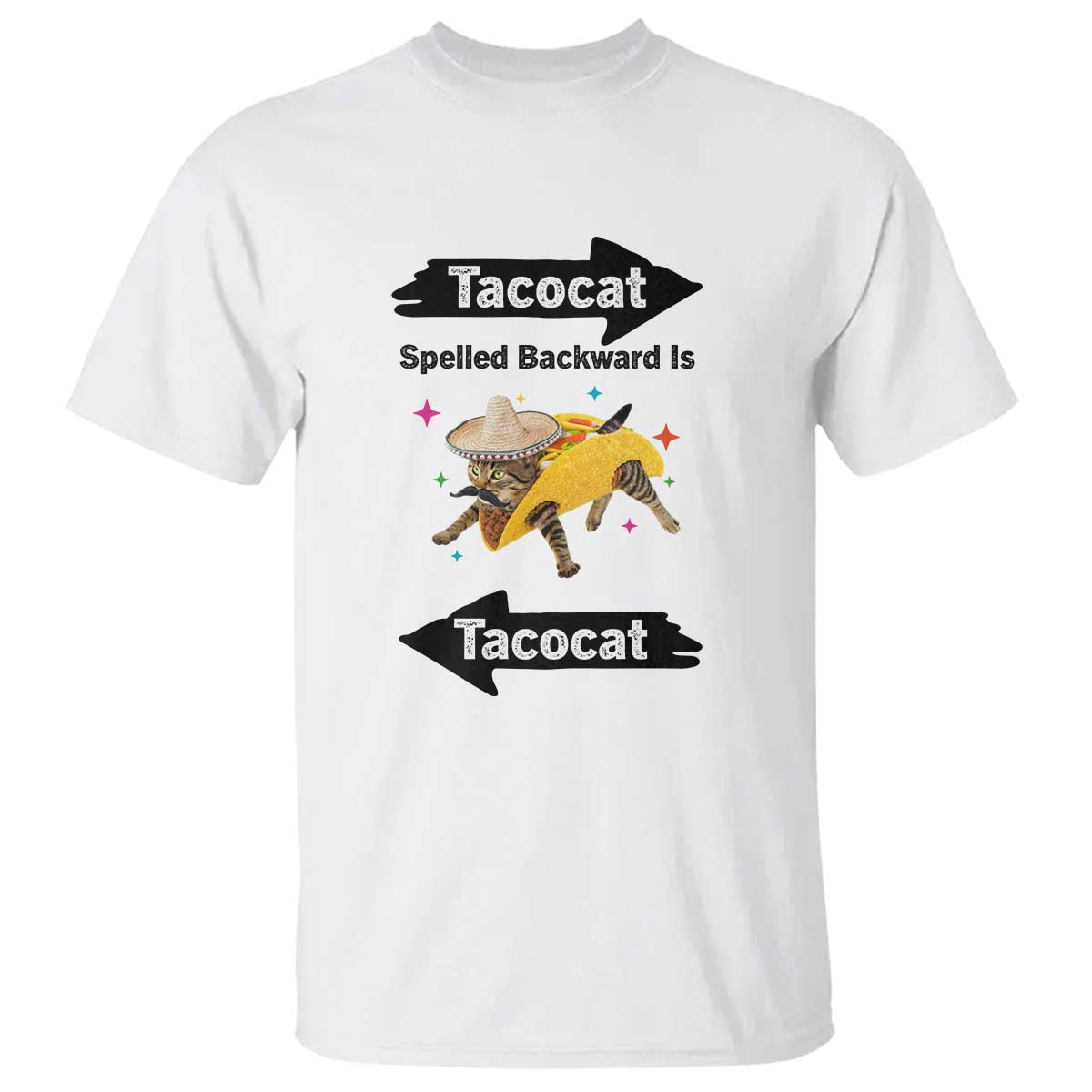 Funny Tacocat Spelled Backward Is Tacocat T Shirt Mexican Food Lover Gift - Wonder Print Shop