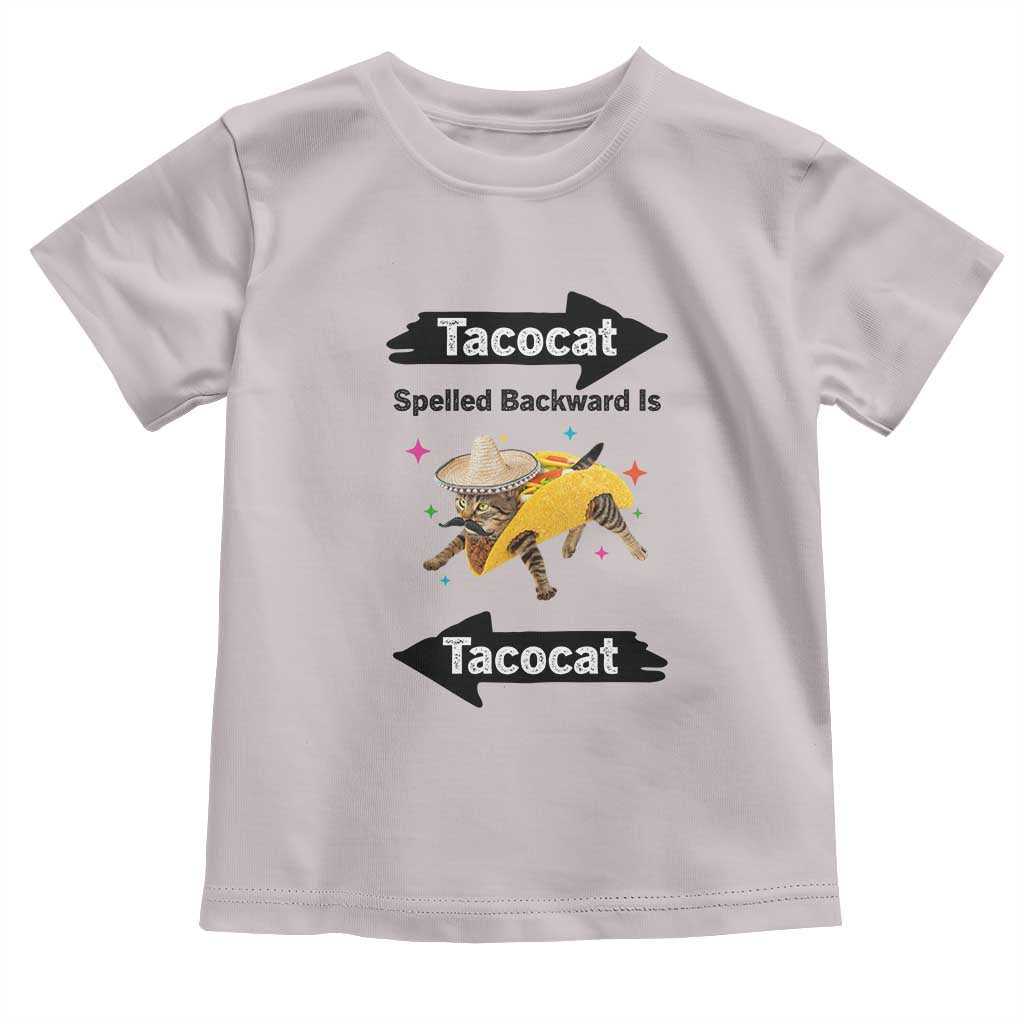 Funny Tacocat Spelled Backward Is Tacocat Toddler T Shirt Mexican Food Lover Gift - Wonder Print Shop