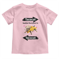 Funny Tacocat Spelled Backward Is Tacocat Toddler T Shirt Mexican Food Lover Gift - Wonder Print Shop