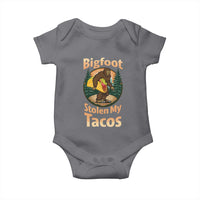 Funny Bigfoot Stole My Tacos Baby Onesie Sasquatch Taco Lover