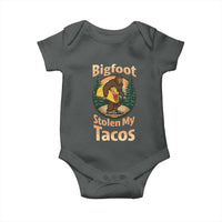 Funny Bigfoot Stole My Tacos Baby Onesie Sasquatch Taco Lover