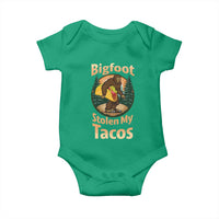 Funny Bigfoot Stole My Tacos Baby Onesie Sasquatch Taco Lover