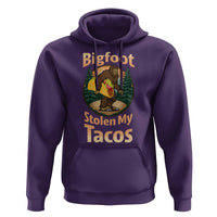 Funny Bigfoot Stole My Tacos Hoodie Sasquatch Taco Lover