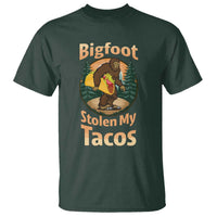 Funny Bigfoot Stole My Tacos T Shirt Sasquatch Taco Lover