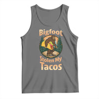 Funny Bigfoot Stole My Tacos Tank Top Sasquatch Taco Lover