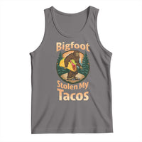 Funny Bigfoot Stole My Tacos Tank Top Sasquatch Taco Lover
