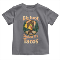 Funny Bigfoot Stole My Tacos Toddler T Shirt Sasquatch Taco Lover