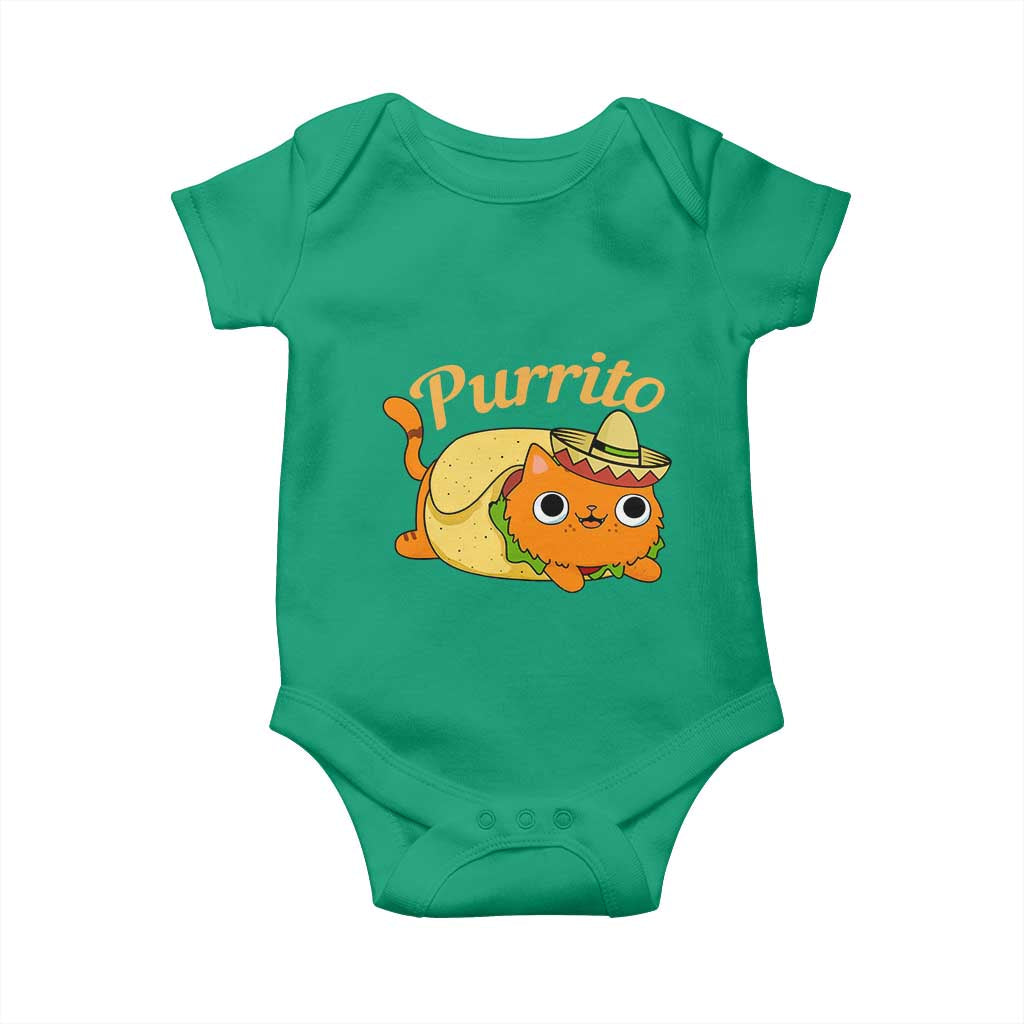 Funny Burrito Lover Gift Baby Onesie Purrito Cat - Wonder Print Shop