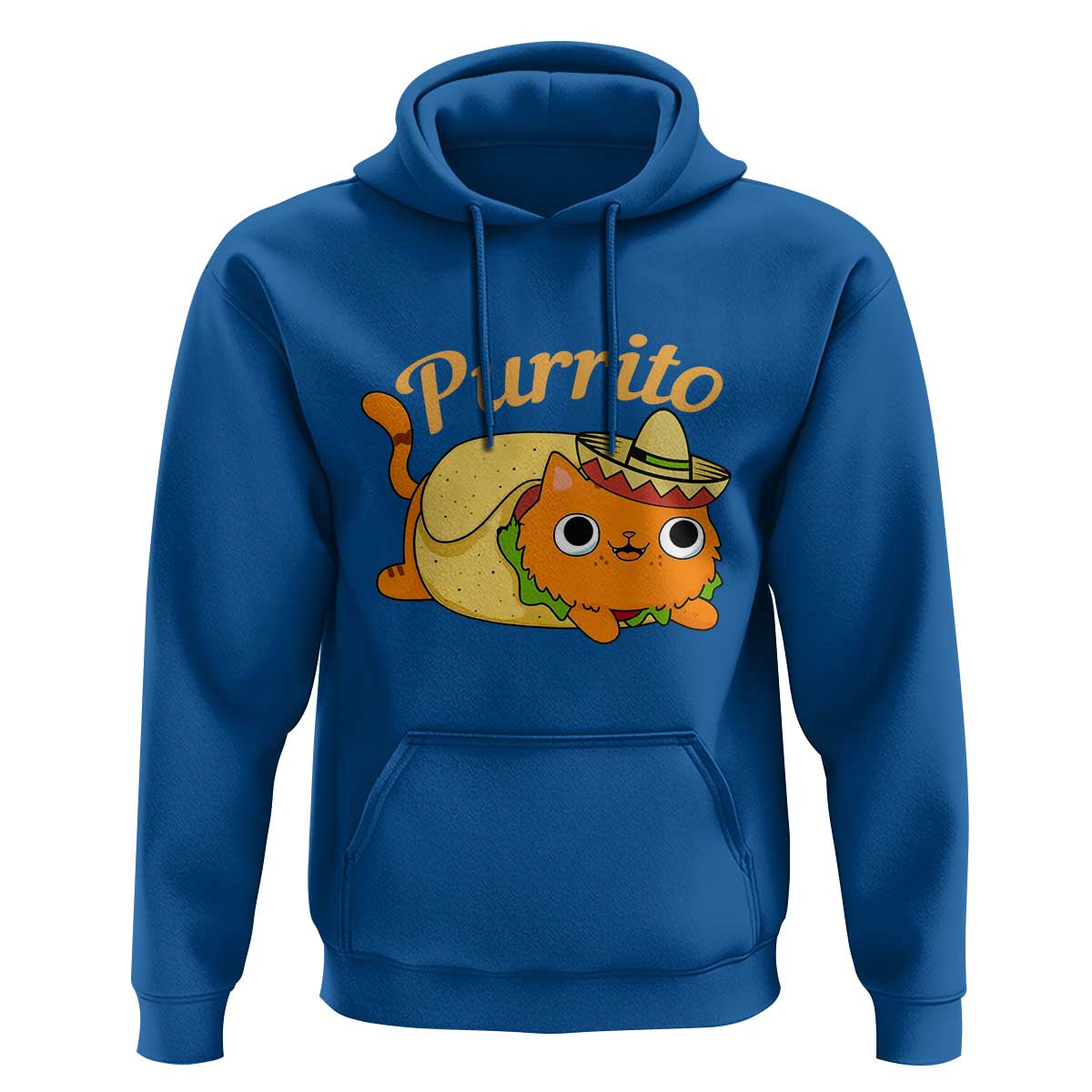 Funny Burrito Lover Gift Hoodie Purrito Cat - Wonder Print Shop