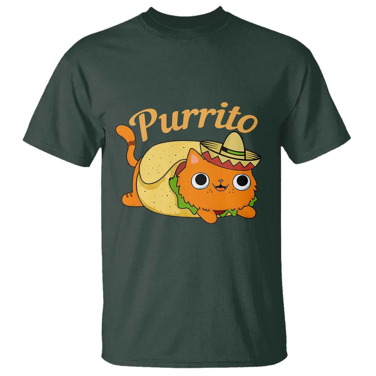 Funny Burrito Lover Gift T Shirt Purrito Cat - Wonder Print Shop