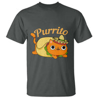 Funny Burrito Lover Gift T Shirt Purrito Cat - Wonder Print Shop