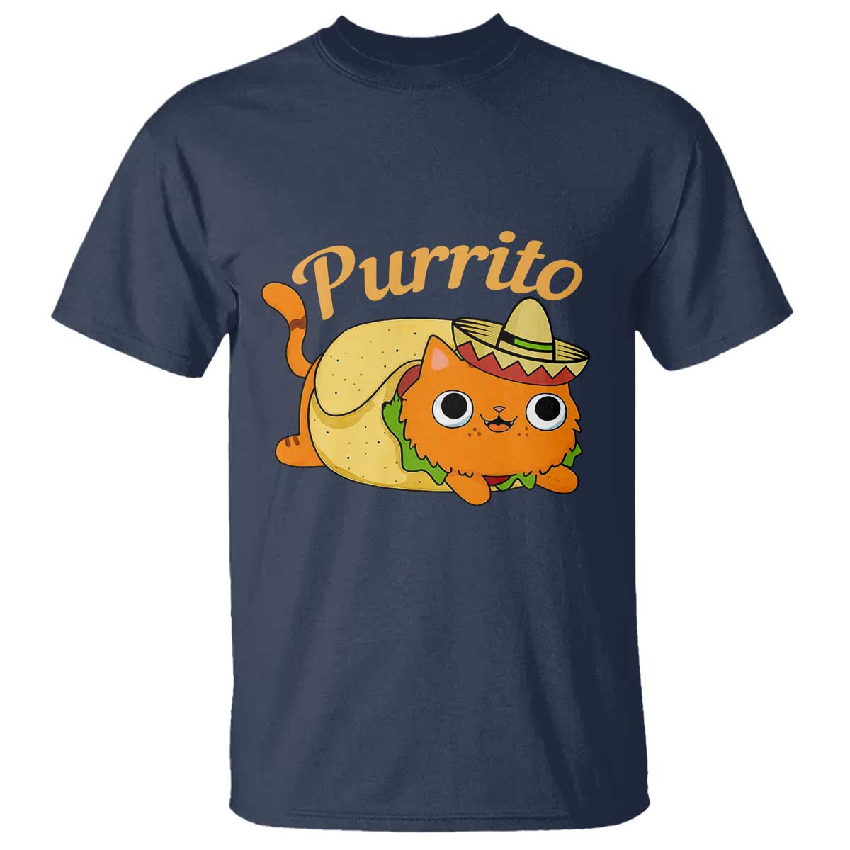 Funny Burrito Lover Gift T Shirt Purrito Cat - Wonder Print Shop