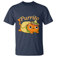 Funny Burrito Lover Gift T Shirt Purrito Cat - Wonder Print Shop