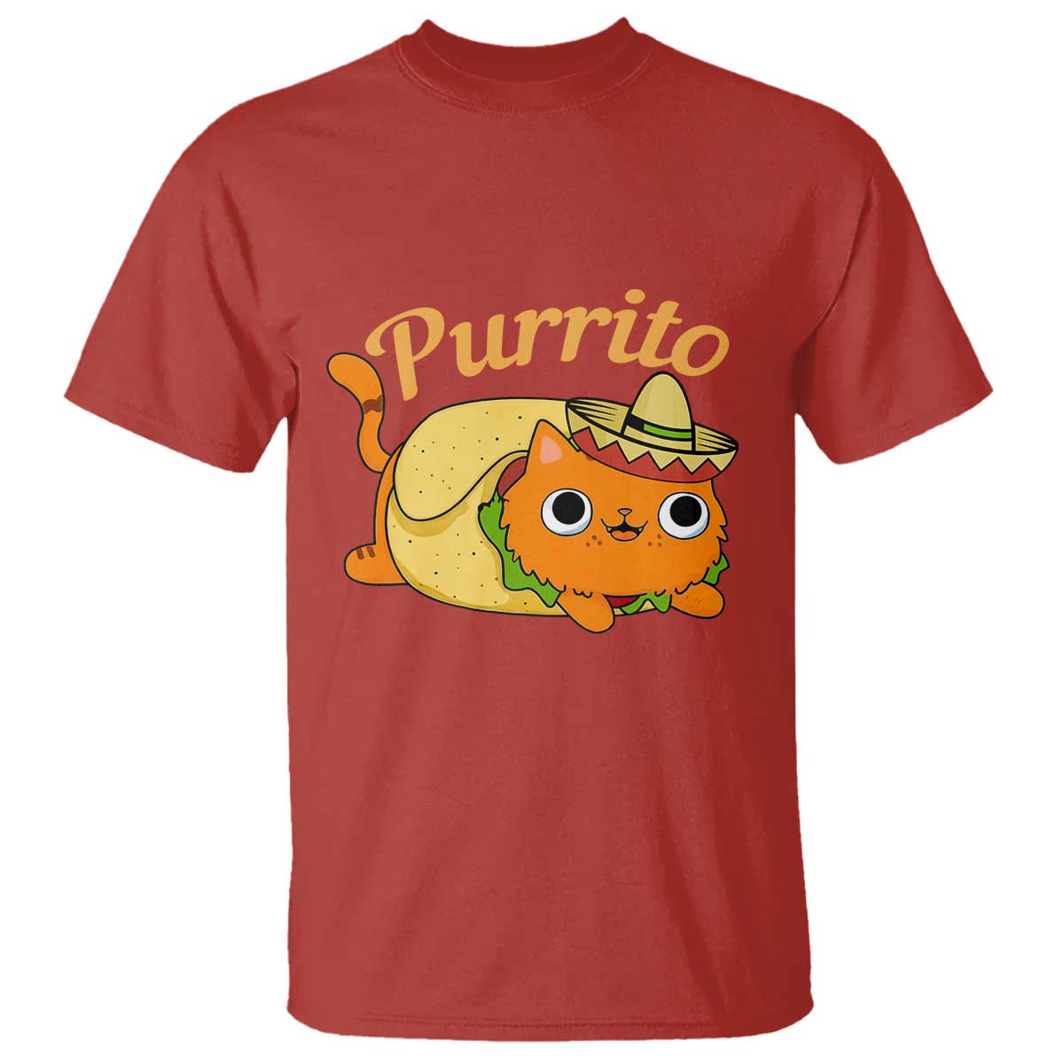 Funny Burrito Lover Gift T Shirt Purrito Cat - Wonder Print Shop