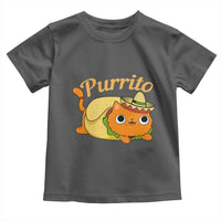 Funny Burrito Lover Gift Toddler T Shirt Purrito Cat - Wonder Print Shop