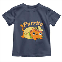 Funny Burrito Lover Gift Toddler T Shirt Purrito Cat - Wonder Print Shop