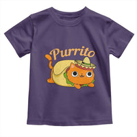 Funny Burrito Lover Gift Toddler T Shirt Purrito Cat - Wonder Print Shop