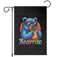 Mexican Food Lover Gift Garden Flag Funny Bearrito - Wonder Print Shop