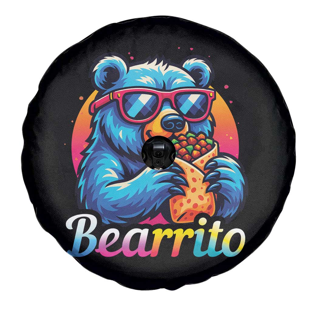 Mexican Food Lover Gift Spare Tire Cover Funny Bearrito - Wonder Print Shop