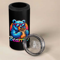 Mexican Food Lover Gift 4 in 1 Can Cooler Tumbler Funny Bearrito