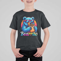 Mexican Food Lover Gift T Shirt For Kid Funny Bearrito - Wonder Print Shop