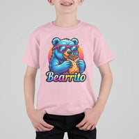 Mexican Food Lover Gift T Shirt For Kid Funny Bearrito - Wonder Print Shop