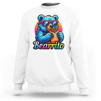 Mexican Food Lover Gift Sweatshirt Funny Bearrito - Wonder Print Shop