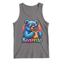 Mexican Food Lover Gift Tank Top Funny Bearrito - Wonder Print Shop