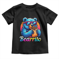 Mexican Food Lover Gift Toddler T Shirt Funny Bearrito - Wonder Print Shop
