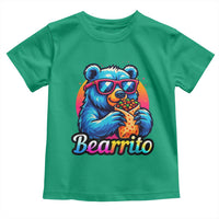 Mexican Food Lover Gift Toddler T Shirt Funny Bearrito - Wonder Print Shop