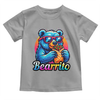 Mexican Food Lover Gift Toddler T Shirt Funny Bearrito - Wonder Print Shop