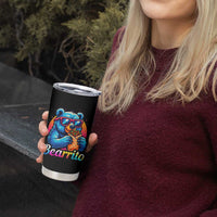 Mexican Food Lover Gift Tumbler Cup Funny Bearrito