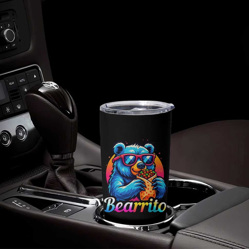 Mexican Food Lover Gift Tumbler Cup Funny Bearrito