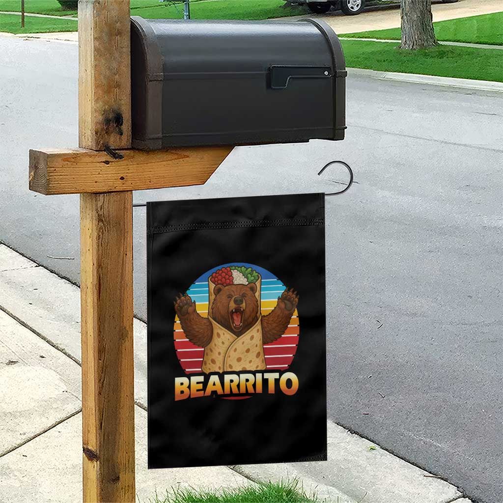 Burrito Lover Gift Garden Flag Funny Bearrito - Wonder Print Shop