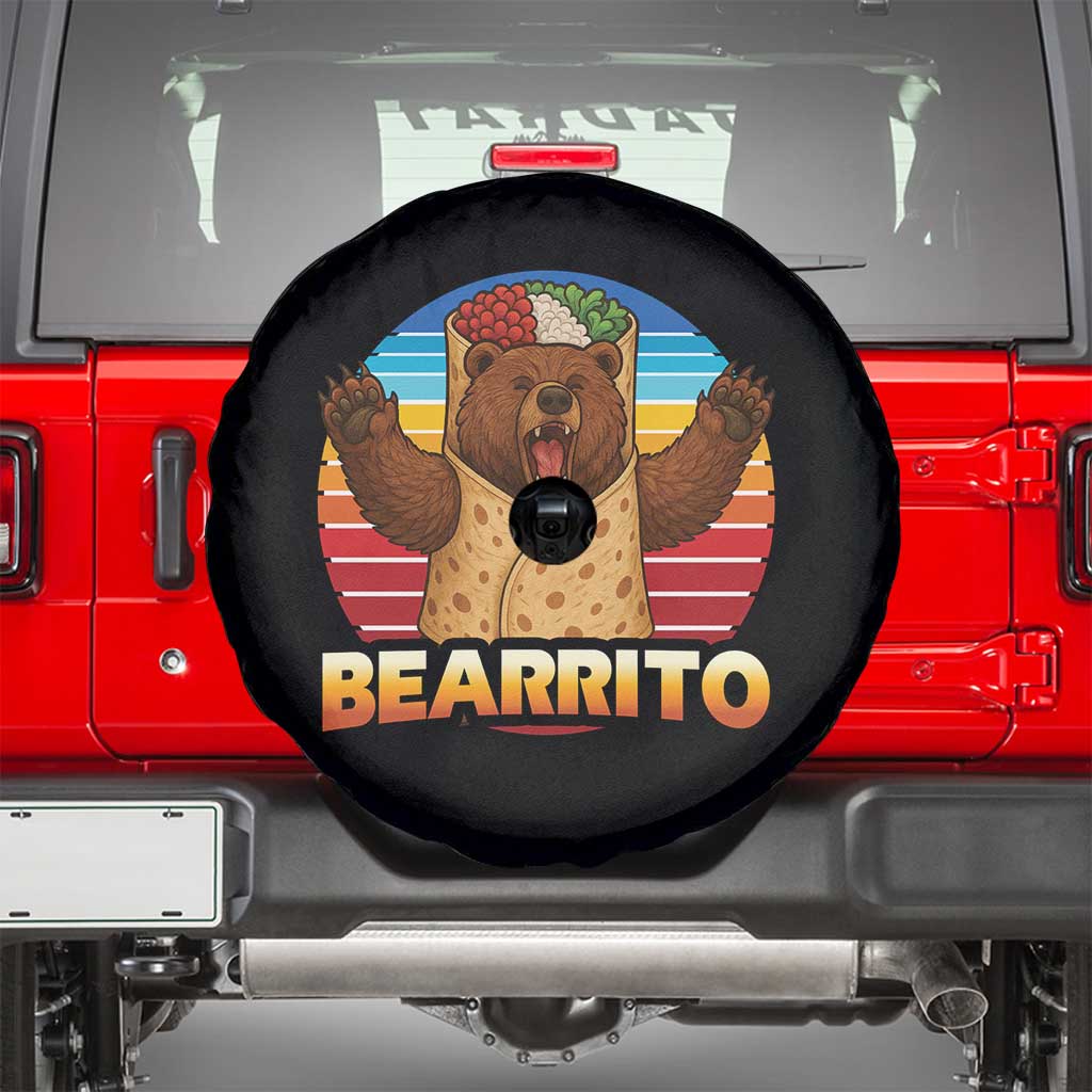 Burrito Lover Gift Spare Tire Cover Funny Bearrito - Wonder Print Shop