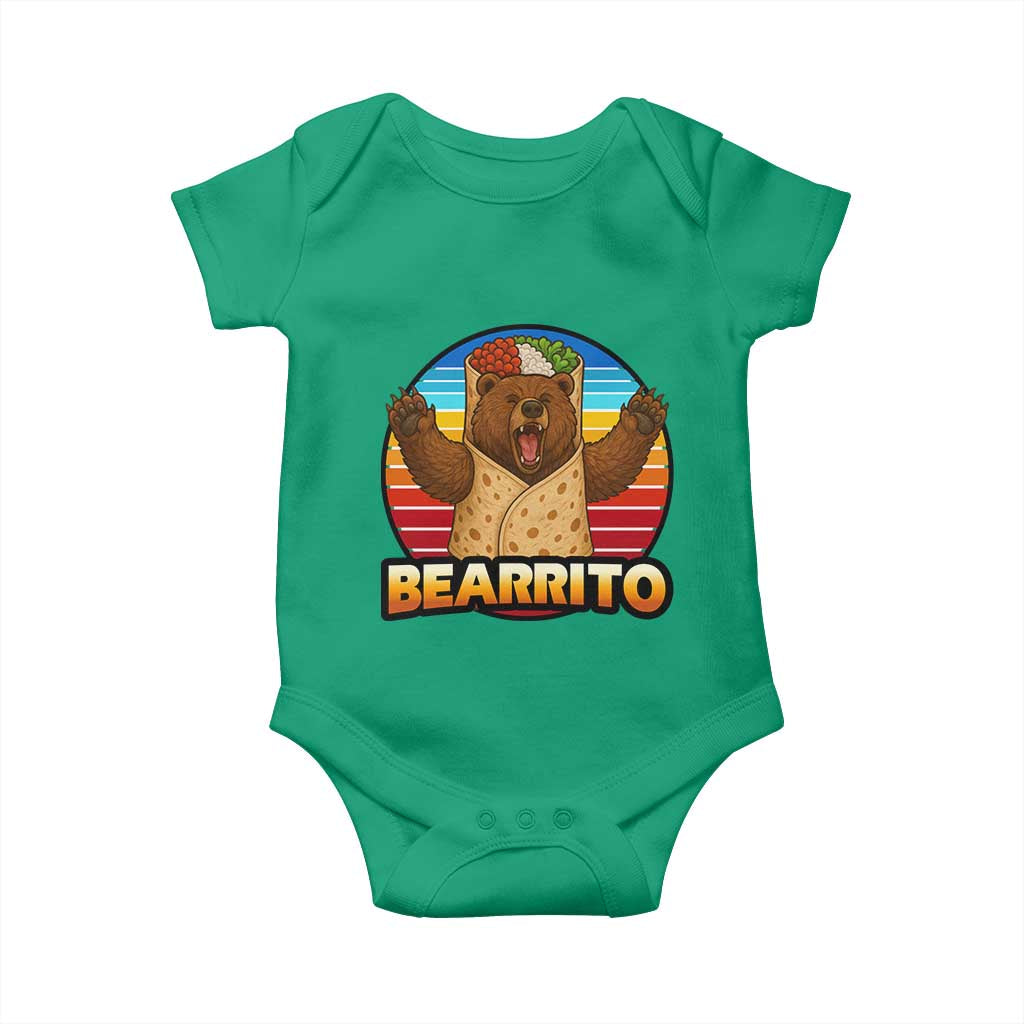 Burrito Lover Gift Baby Onesie Funny Bearrito - Wonder Print Shop