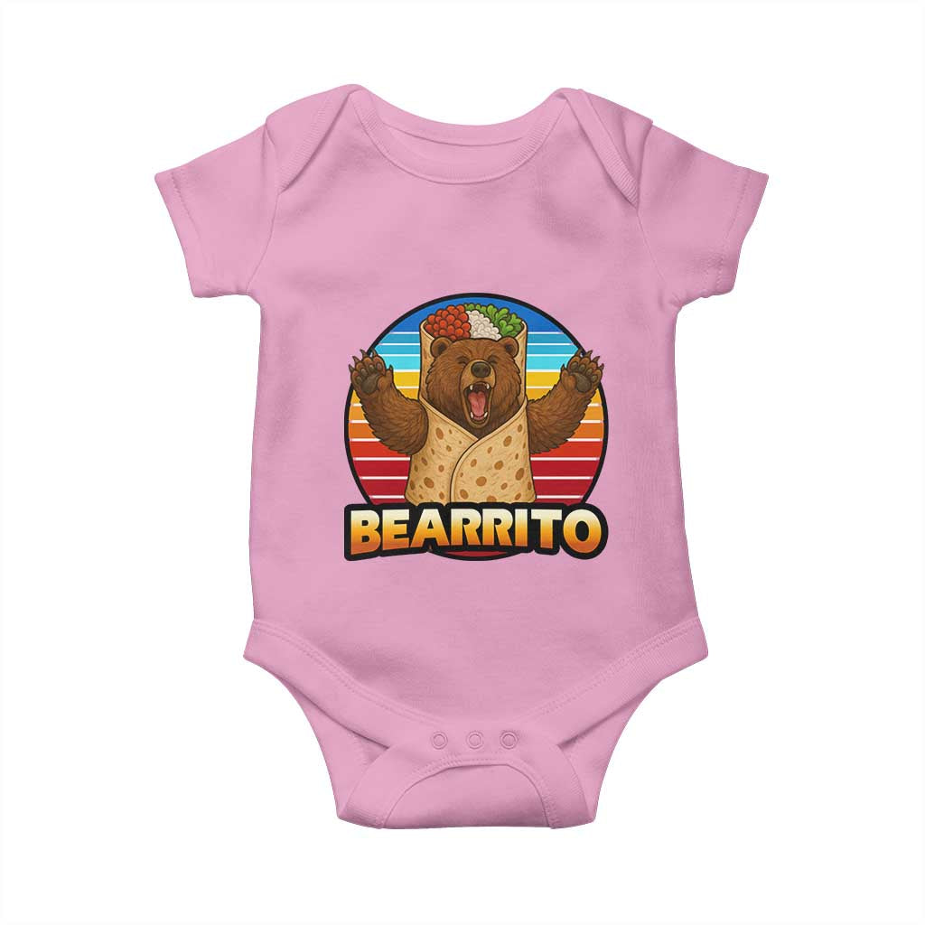 Burrito Lover Gift Baby Onesie Funny Bearrito - Wonder Print Shop