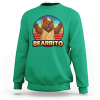 Burrito Lover Gift Sweatshirt Funny Bearrito - Wonder Print Shop