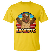 Burrito Lover Gift T Shirt Funny Bearrito - Wonder Print Shop