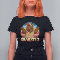 Burrito Lover Gift T Shirt For Women Funny Bearrito - Wonder Print Shop