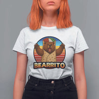 Burrito Lover Gift T Shirt For Women Funny Bearrito - Wonder Print Shop