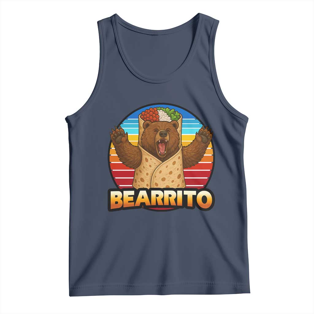 Burrito Lover Gift Tank Top Funny Bearrito - Wonder Print Shop