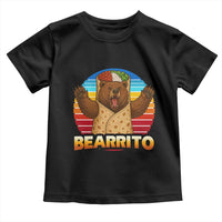 Burrito Lover Gift Toddler T Shirt Funny Bearrito - Wonder Print Shop