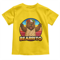 Burrito Lover Gift Toddler T Shirt Funny Bearrito - Wonder Print Shop