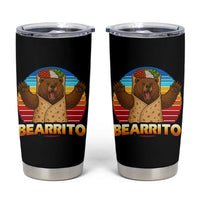 Burrito Lover Gift Tumbler Cup Funny Bearrito