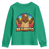 Burrito Lover Gift Youth Sweatshirt Funny Bearrito - Wonder Print Shop
