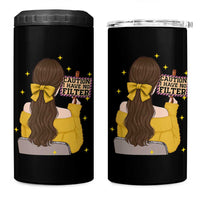Caution I Have No Filter 4 in 1 Can Cooler Tumbler Funny Sarcasm Gift