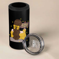 Caution I Have No Filter 4 in 1 Can Cooler Tumbler Funny Sarcasm Gift