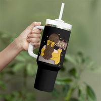 Caution I Have No Filter Tumbler With Handle Funny Sarcasm Gift